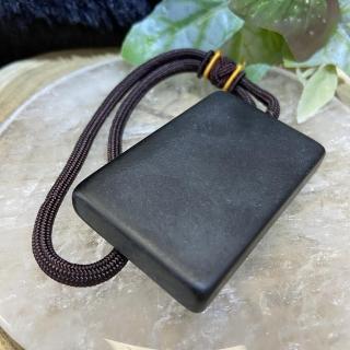 【Cozy 世界水晶原礦與茶】藥珀 頂級黑藥珀 無事牌 30-7(消磁化煞增能量)