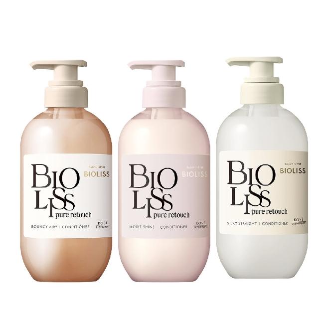 【KOSE BIOLISS】苾歐莉絲 植感扁塌對策蓬鬆 毛躁對策修護 蜷曲對策絲滑 潤髮乳(480ml)