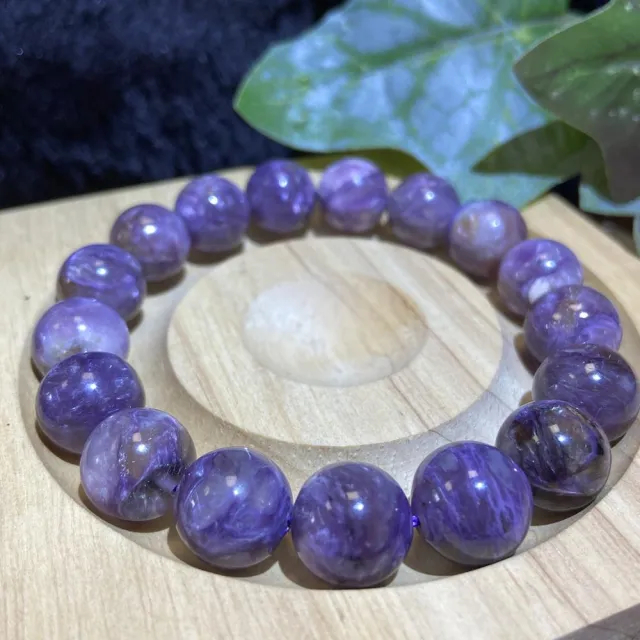 【Cozy 世界水晶原礦與茶】玉畫紫龍晶 14mm+ 31-8(散發的磁場對人體有幫助)