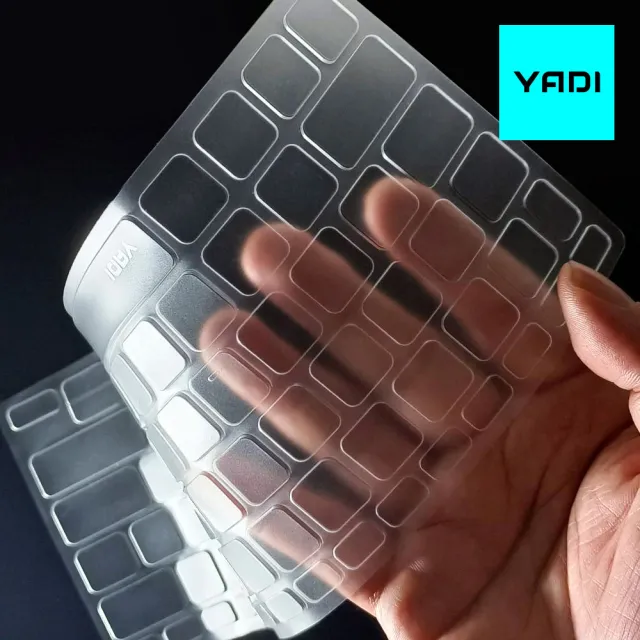 【YADI】Apple MacBook Pro14 2024 M4 A3401 專用 超透光抗菌鍵盤保護膜