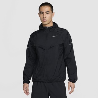 【NIKE 耐吉】連帽外套 休閒 防曬 運動 夾克 男款 AS M NK UV RPL STRIDE JACKET 黑色(HV4549010)