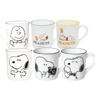 【CorelleBrands 康寧餐具】SNOOPY查理布朗馬克杯385ML(多款任選)
