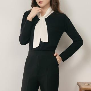 【MYDRESS】氣質綁帶針織上衣