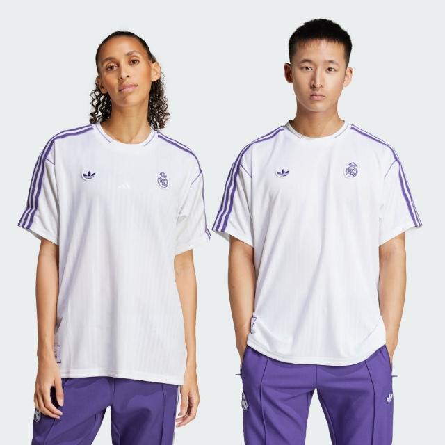 【adidas 愛迪達】REAL MADRID TERRACE ICONS 短袖上衣 T恤 男/女 JF2581