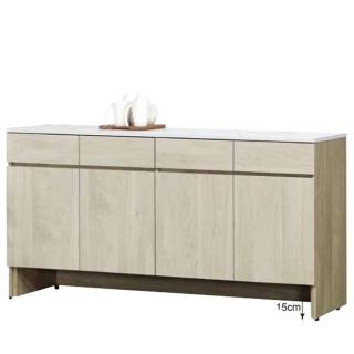 【AS 雅司設計】AS雅司-摩塔5.3尺仿石麵碗盤櫃下座-160*40*80.2cm