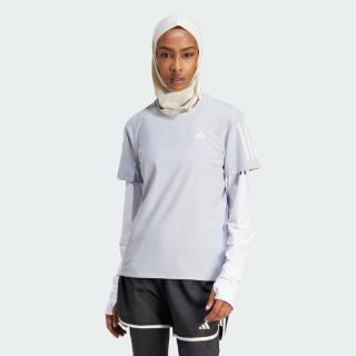 【adidas 愛迪達】OWN THE RUN 短袖上衣 T恤 吸濕排汗 女 IP2041