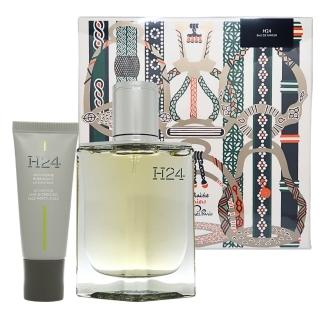【Hermes 愛馬仕】H24男性香氛禮盒 - 淡香精50ml+活力保濕面霜20ml(平行輸入)