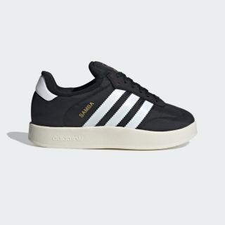 【adidas 愛迪達】Samba Home W 男女 休閒鞋 麵包鞋 舒適 百搭 尼龍 黑 白(IE1434)