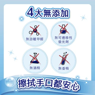 【滿意寶寶】純水99嬰兒溼紙巾補充包(濕巾厚型80入/一般型100入_12包)