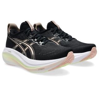 【asics 亞瑟士】慢跑鞋 女鞋 運動鞋 緩震 GEL-NIMBUS 27 黑 1012B753-003