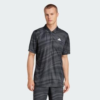 【adidas 愛迪達】短袖上衣 男 POLO衫 CLUB GRAPH POLO 黑 JD5426