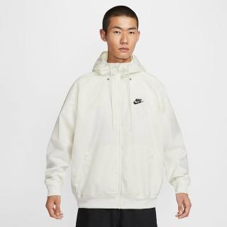 【NIKE 耐吉】外套 男款 運動連帽外套 風衣外套 AS M NK WVN LND WR HD JKT 米 DA0002-135