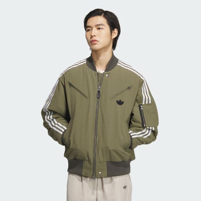 【adidas 愛迪達】外套 男款 運動外套 三葉草 亞規 NEW PAD JKT 綠 JD3744