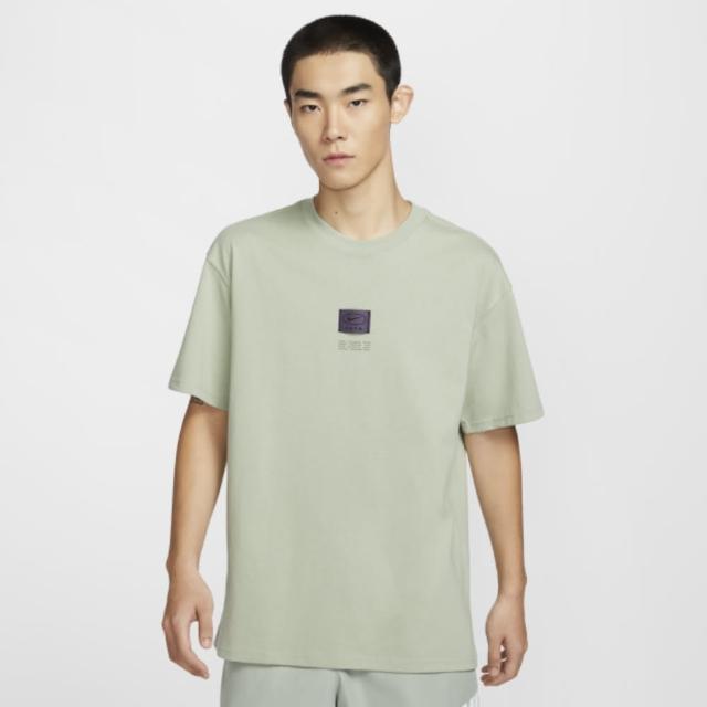 【NIKE 耐吉】短袖上衣 男款 運動 AS M NSW TEE M90 OC LBR SEGA 綠 FZ5393-370