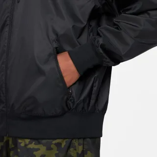 【NIKE 耐吉】外套 男款 風衣外套 連帽外套 運動 AS M NK WVN LND WR HD JKT 黑 DA0002-010