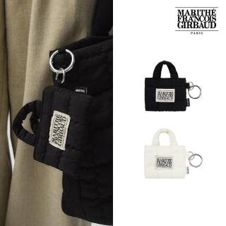【MARITHE FRANCOIS GIRBAUD】官方旗艦 經典Logo迷你絎縫包鑰匙圈 MFG(多款任選)