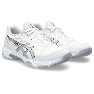 【asics 亞瑟士】排球鞋 室內球鞋 女鞋 運動鞋 GEL-ROCKET 11 白灰 1072A093-101