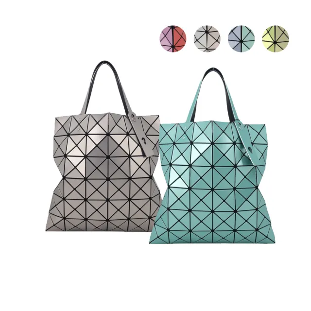 ISSEY MIYAKE 三宅一生】LUCENT W COLOR金屬感6X6手提包(多色選
