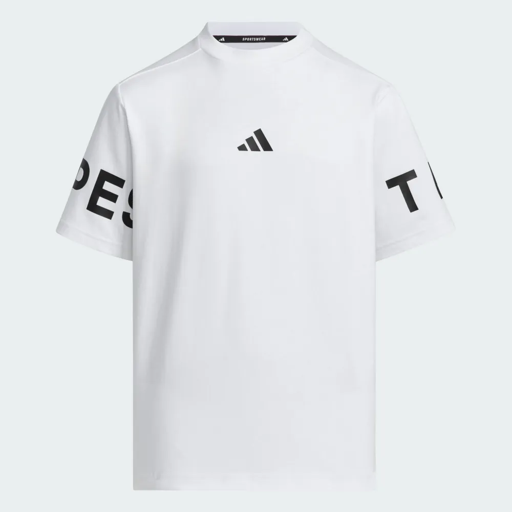 【adidas 愛迪達】短袖上衣 T恤 童裝 JM4581