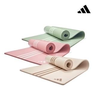 【adidas 愛迪達】柔軟防滑瑜珈墊-10mm(附贈背帶)