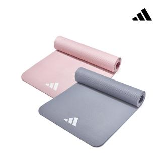 【adidas 愛迪達】輕量波紋瑜珈墊-8mm