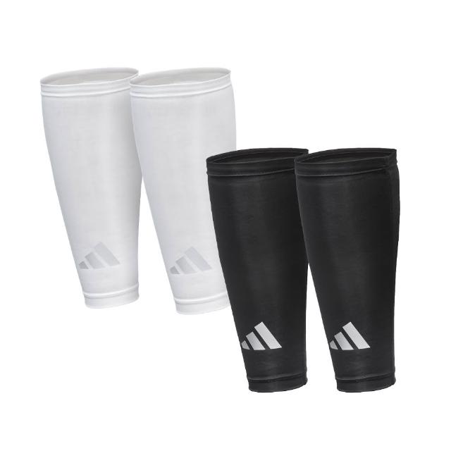 【adidas 愛迪達】吸濕排汗壓縮小腿套(黑/白)