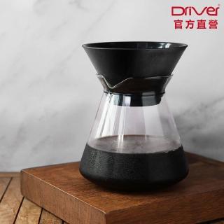 【Driver】乾濕二用密封罐-600ml(玻璃壺 冷水壺 收納罐 耐熱玻璃壺 玻璃罐 咖啡罐 茶葉罐 咖啡周邊)