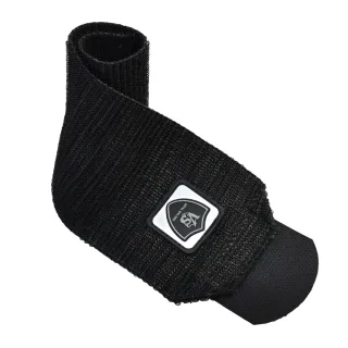 【Vital Salveo 紗比優】鍺能量纏繞式護足弓彈性帶 一雙入/黑色(足弓支撐/彈性帶-台灣製造護具)