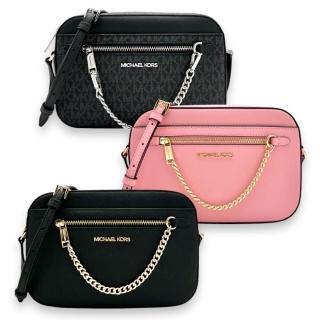 【Michael Kors】MK女生側揹包 防刮皮革 鍊帶 小方包(多色可挑)