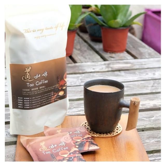 【Tao Coffee】道咖啡 2合一即溶咖啡 無糖 添加MCT中鏈椰子油粉 13gx19入（2袋）(添加珍貴的褐藻離子鈣)