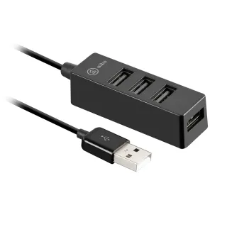 【aibo】Y204 USB2.0 4孔HUB集線器(線長60cm)