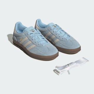 【adidas 愛迪達】運動鞋 慢跑鞋 休閒鞋 女鞋 GAZELLE INDOOR W(JI2717)