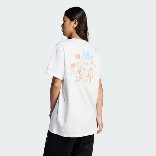 【adidas 愛迪達】運動 休閒 短袖 T恤 女上衣 FOREVER TEE(JN6694)