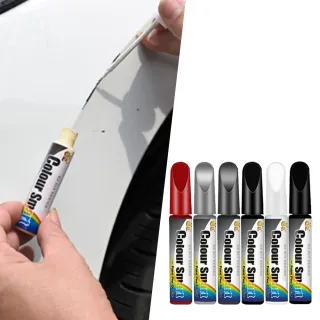 【WIDE VIEW】汽車補漆筆3入組(車用補漆筆 烤漆 點漆 修復 不傷車漆 補漆筆 修復掉漆 油漆筆/E-008)