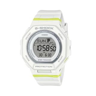 【CASIO 卡西歐】G-SHOCK 藍芽 跑步訓練 活力時尚 百搭白 纖薄舒適 運動系列 GMD-B300SC-7 43.8mm