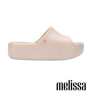 【Melissa】霧面寬帶厚底拖鞋(米色)