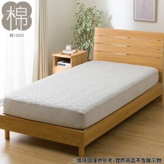 【NITORI 宜得利家居】全包式保潔墊 DH VELOR GY 單人 T04(全包式保潔墊 保潔墊)