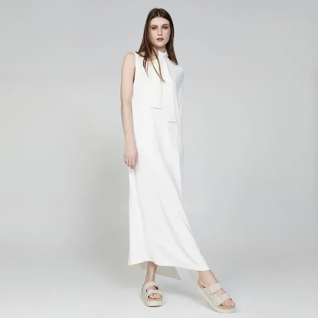 【Melissa】LOGO雙扣帶厚底拖鞋(米色)