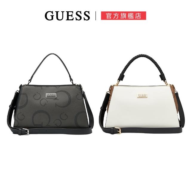 【GUESS】梯形手提肩背兩用包(兩色任選)