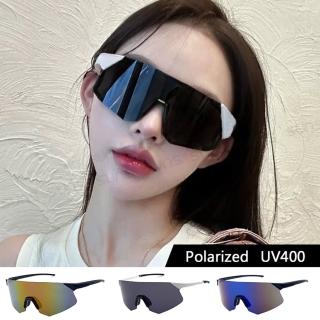 【SUNS】運動大框偏光墨鏡 戶外風鏡騎行眼鏡 Polarized輕質量頂規墨鏡(防滑/透氣/防眩光/抗UV400)