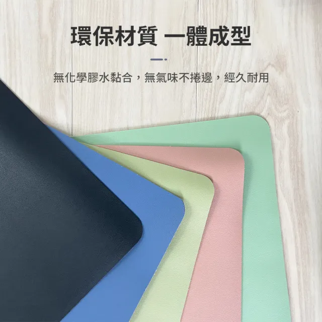 雙面滑鼠墊 30x60cm(滑鼠墊 皮革桌墊 書桌墊 電腦周邊 辦公桌墊 電腦桌墊 遊戲滑鼠墊 雙面桌墊)