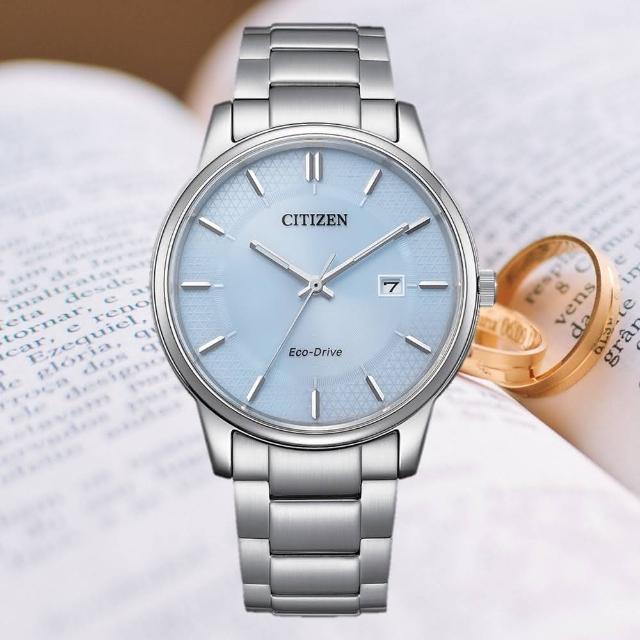 【CITIZEN 星辰】光動能簡約商務男錶 銀 40mm(BM6978-77L)