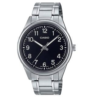 【CASIO 卡西歐】經典簡約鋼帶男錶(MTP-V005D-1B4)