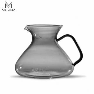 【MUVNA 慕威納】螢盞分享壺、咖啡壺、泡茶壺-450ml(水墨黑)