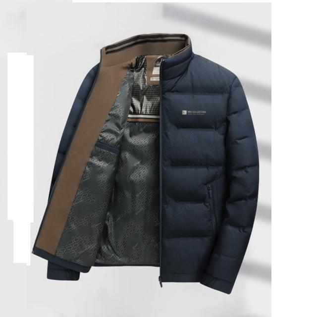 【巴黎精品】現貨+預購 鋪棉外套夾棉夾克(立領輕便短版休閒保暖男外套4色a1iy18)