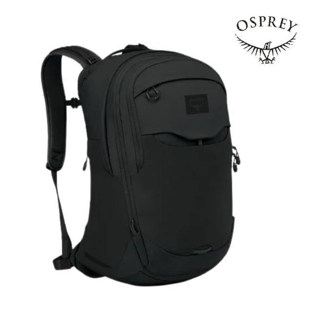 【Osprey】Metron Airspeed 34L 城市通勤筆電背包 黑色(自行車通勤專用 旅行背包 日常休閑)