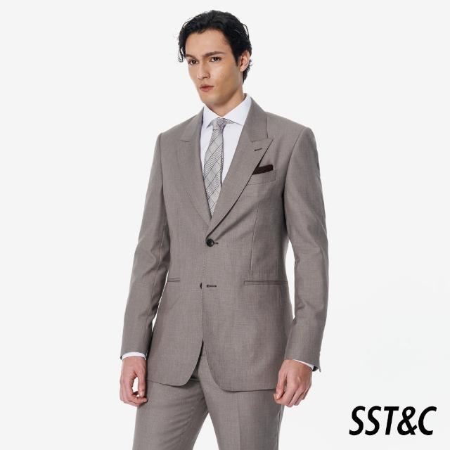 【SST&C】可機洗_褐灰色修身版西裝外套00012502009(新品上市)