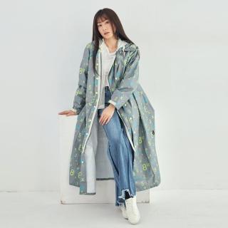 【rainstory】前扣式連身雨衣M號-數字方程式