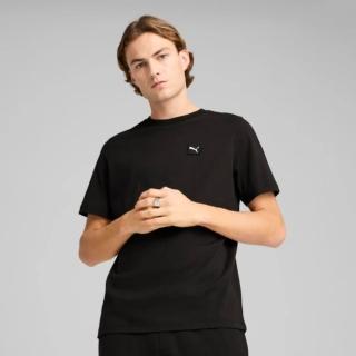 【PUMA】短袖上衣 男 歐規 ESS ELEVATED 黑 68472601
