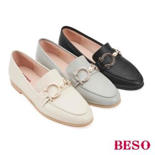 【A.S.O 阿瘦集團】BESO柔軟綿羊皮百搭樂福鞋(3色任選)
